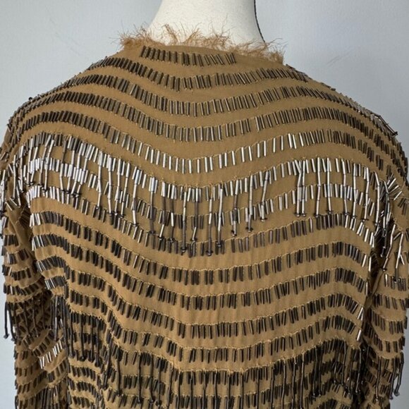 Topshop Beaded Statement Jacket – Size US 6 - Picture 13 of 16